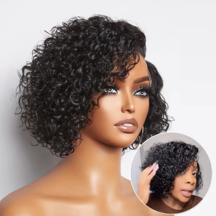 Worth | Water Wave C Parted Glueless Undetectable Minimalist Lace Wig With Bangs-11