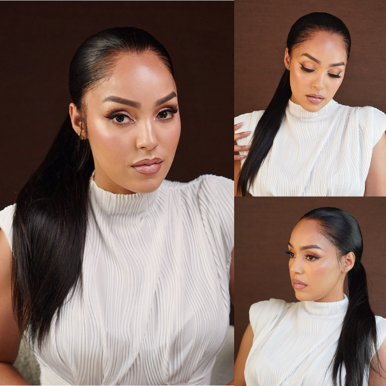 [morgantasneem]'s Special Link NatureMAX™ Pre Lagos Hairline Flexi Fit Invisi Drawstring Cap Silky Straight Glueless 13x4 Frontal HD Lace Wig Pre-Cut Lace-15