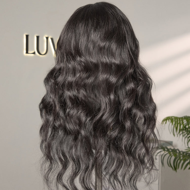 Luvme Hair Mature Elegant Style No Lace Loose Body Wave Headband Wig 100% Human Hair Wig-05
