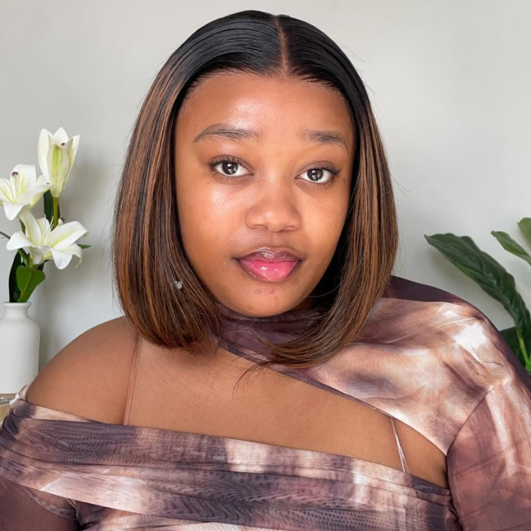 Worth | Brown Highlight 5x5 Closure Lace Bob Wig 100% Human Hair-04