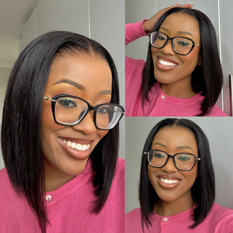 [ayanda_tenza]'s Special Link NatureMAX™ Silky Blunt Cut Bob Glueless Ear-to-ear 13x4 HD Lace Front Wig Pre-Cut Lace Flexi-Fit Drawstring Cap-01