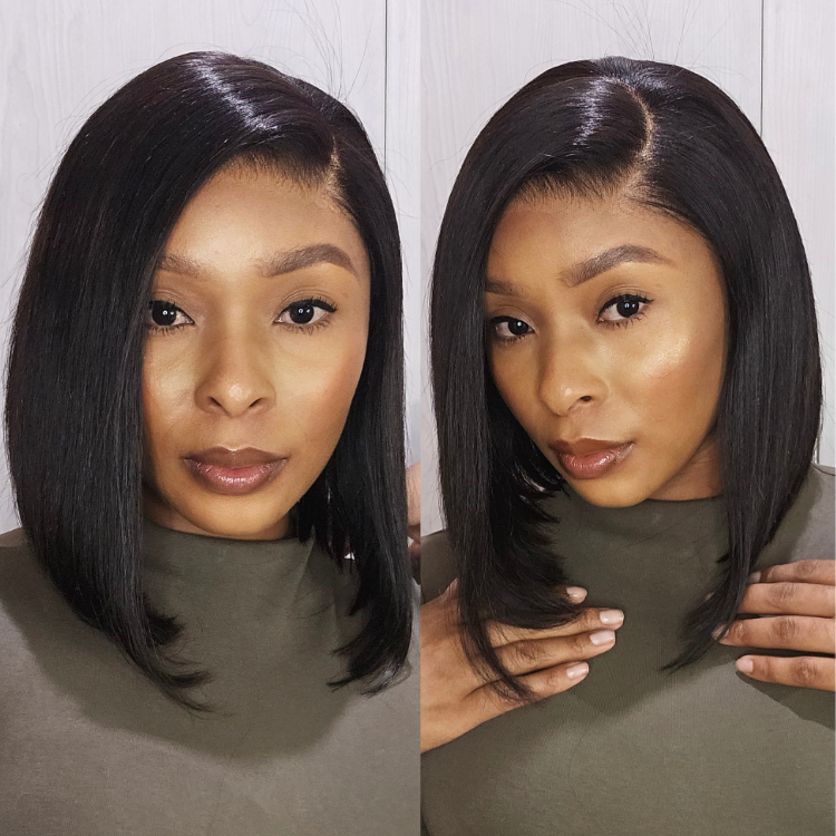 [pheladi_pm_]'s Special Link NatureMAX™ Silky Blunt Cut Bob Glueless Ear-to-ear 13x4 HD Lace Front Wig Pre-Cut Lace Flexi-Fit Drawstring Cap-01