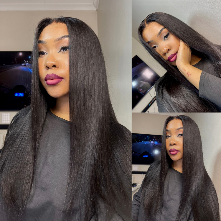 [vanessaablant]'s Special Link PreMax Wigs | Ready to Wear Silk Straight Glueless 13x4 Frontal Lace Wig 100% Human Hair-01
