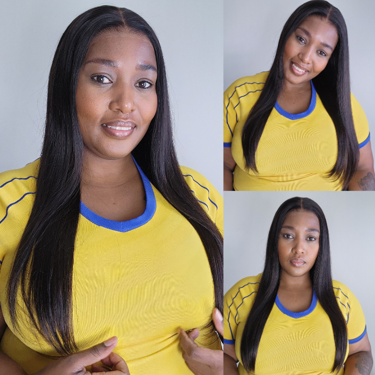 [miss__kaymo_youtuber]'s Special Link PreMax Wigs | Ready to Wear Silk Straight Glueless 13x4 Frontal Lace Wig 100% Human Hair-01