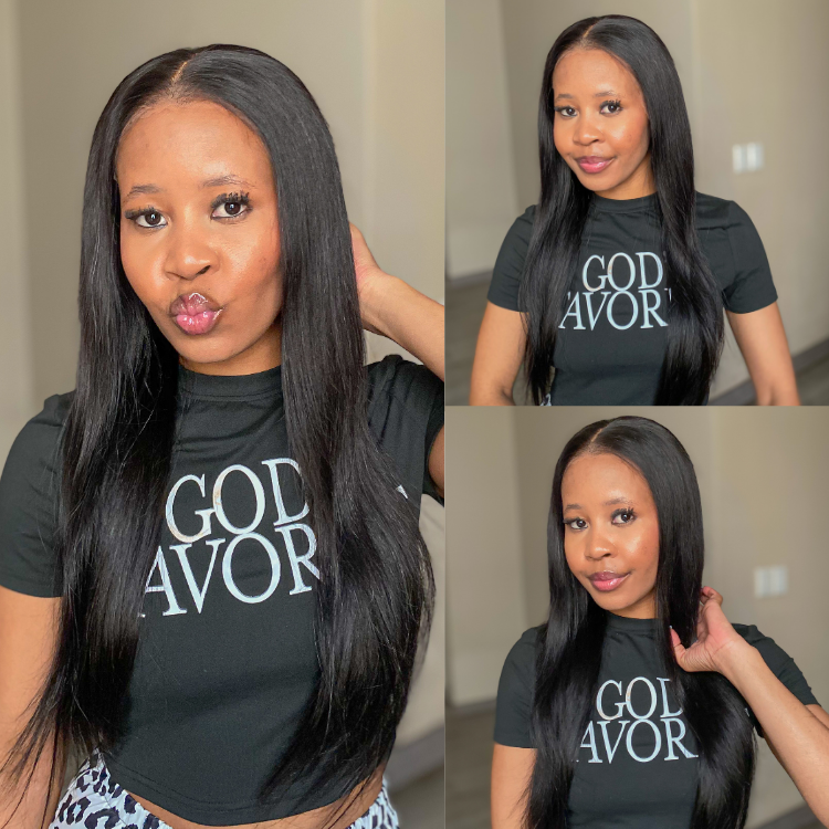 [twin.tebo]'s Special Link PreMax Wigs - Flexi-Fit Silky Straight Invisi Drawstring Cap & HD Lace & Regular Lace Glueless 13x4 Frontal Lace Human Hair Wig Pre-Cut Lace-01