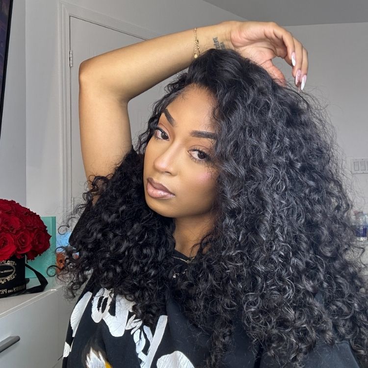Worth | 13x5 Ready to Go Frontal Wig | Nature Max Deep Wave Ear-to-ear Glueless HD Lace Long Curly Wig-15