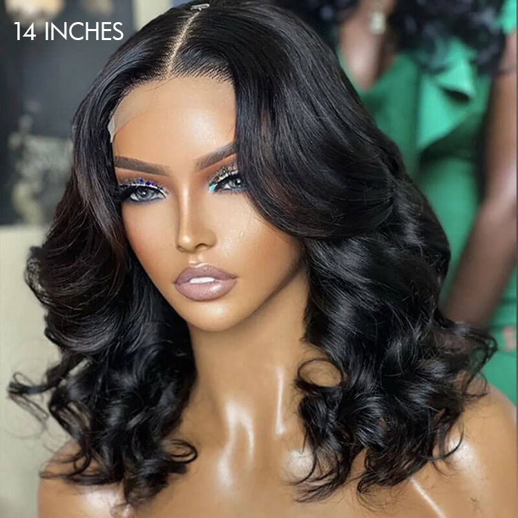Worth | Gorgeous Natural Black Loose Wave 5x5 Closure Lace Glueless Wig-01