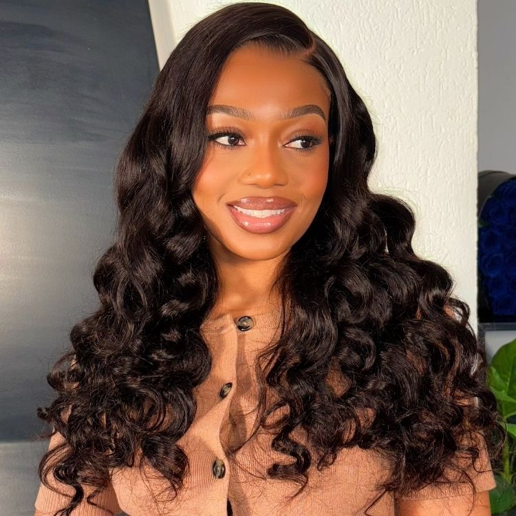 Worth | Natural Black Body Wave 13*4 Frontal Lace Side Part Long Wig 100% Human Hair-03