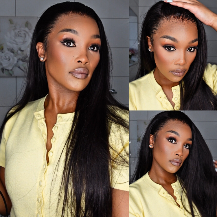 [thandomfundisi]'s Special Link NatureMAX™ 180% Density Silky Straight Glueless Ear-to-ear 13x4 HD Lace Front Wig Pre-Cut Lace Flexi-Fit Drawstring Cap-01