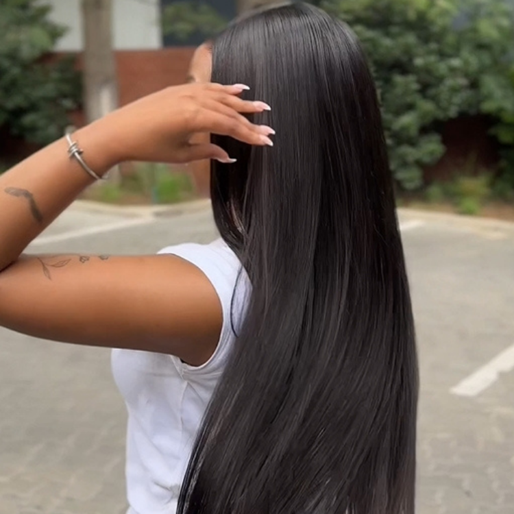 [_thandomashiyane]'s Special Link NatureMAX™ 180% Density Silky Straight Glueless Ear-to-ear 13x4 HD Lace Front Wig Pre-Cut Lace Flexi-Fit Drawstring Cap-01