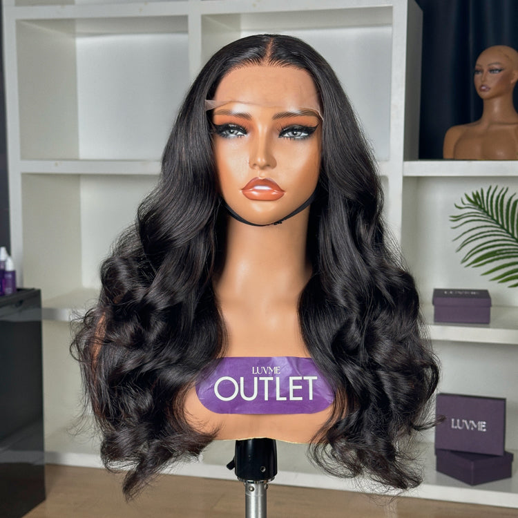 Worth | Natural Black Loose Body Wave 5x5 Closure Glueless Wig-07