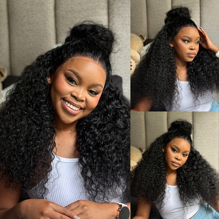 [lethabo.mekoaa]'s Special Link PreMax 180% / 220% Density Water Wave Glueless Flexi-Fit Drawstring 13x4 Frontal Lace Fluffy Curly Wig Pre-Cut Lace-01