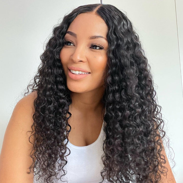 Worth I Glueless Wig Water Wave 4*4 Closure Lace Wig-02