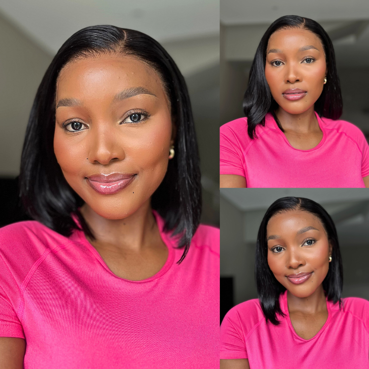 [andile_am]'s Special Link NatureMAX™ Silky Blunt Cut Bob Glueless Ear-to-ear 13x4 HD Lace Front Wig Pre-Cut Lace Flexi-Fit Drawstring Cap-01