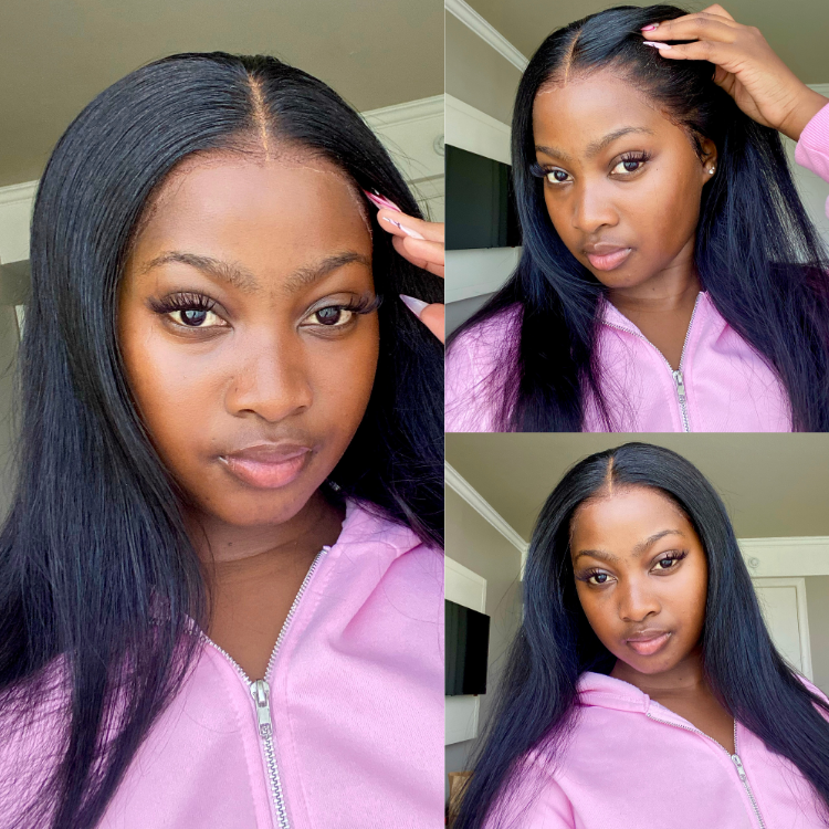 [hloniiiiiim]'s Special Link PreMax Wigs - Flexi-Fit Silky Straight Invisi Drawstring Cap & HD Lace & Regular Lace Glueless 13x4 Frontal Lace Human Hair Wig Pre-Cut Lace-01