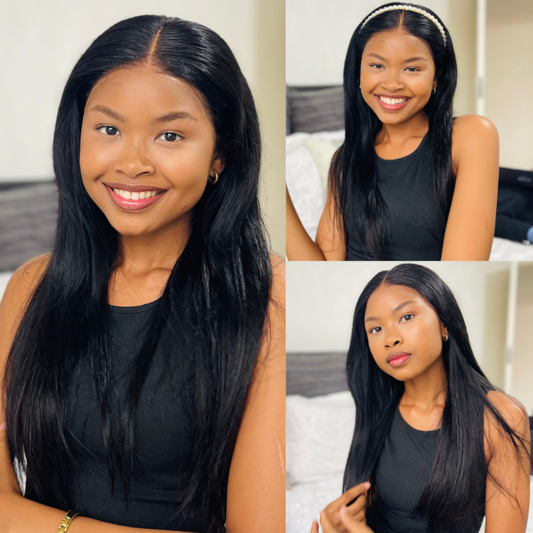 [linda_mbokazi]'s Special Link PreMax Wigs - Flexi-Fit Silky Straight Invisi Drawstring Cap & HD Lace & Regular Lace Glueless 13x4 Frontal Lace Human Hair Wig Pre-Cut Lace-01