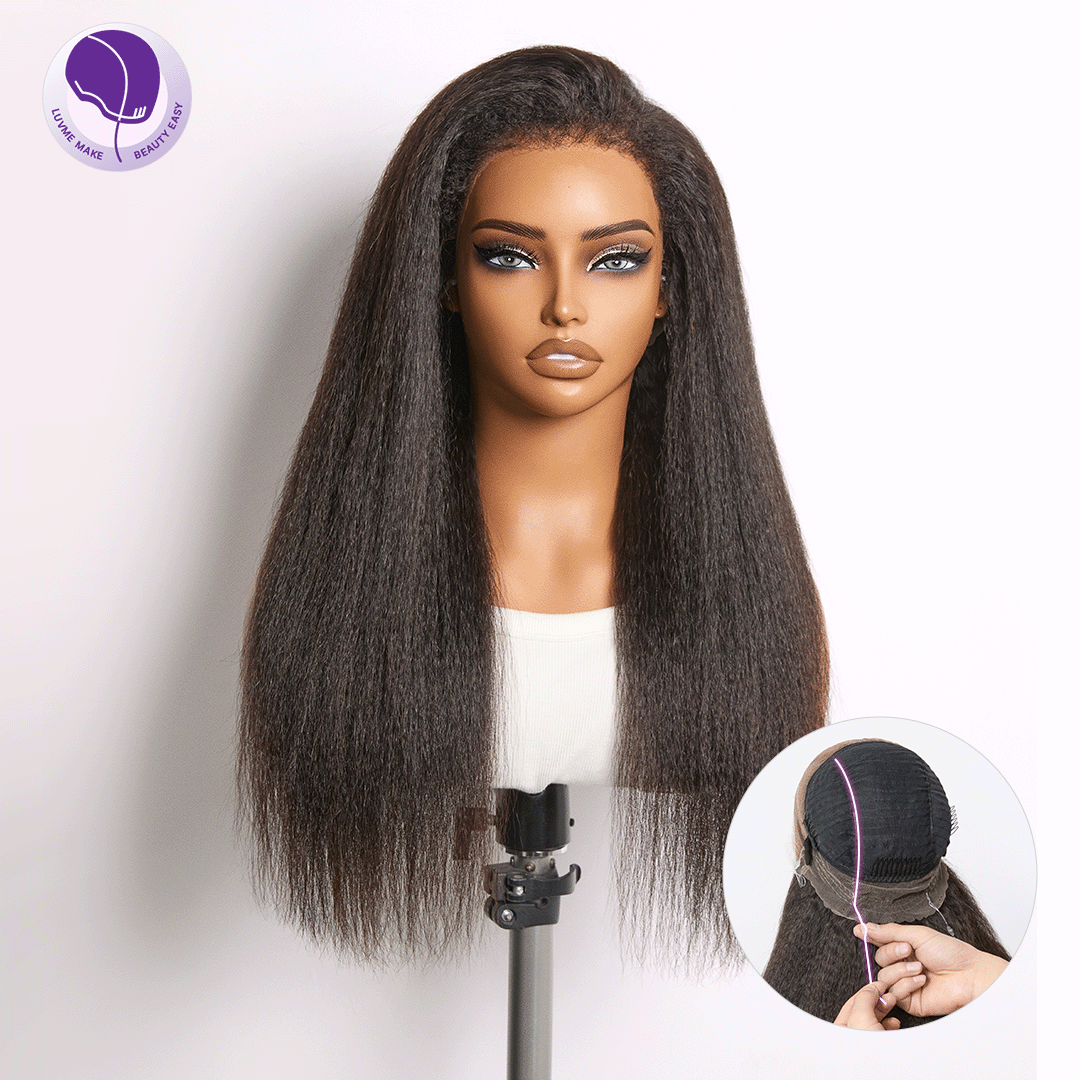 MyOwn-Fit™ 360 HD Lace Kinky Straight Wig Flexi-Fit Invisi Drawstring Cap & Pre-Cut Lace-09