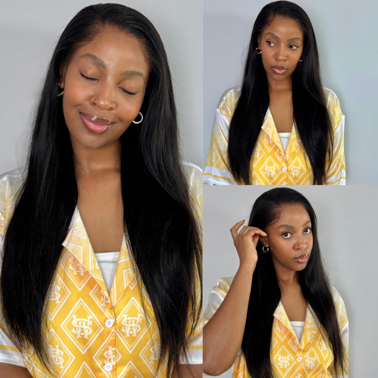 [ntom_bie]'s Special Link NatureMAX™ Pre-do Lagos Hairline Flexi Fit Invisi Drawstring Cap Silky Straight Glueless 13x4 Frontal HD Lace Wig Pre-Cut Lace-01