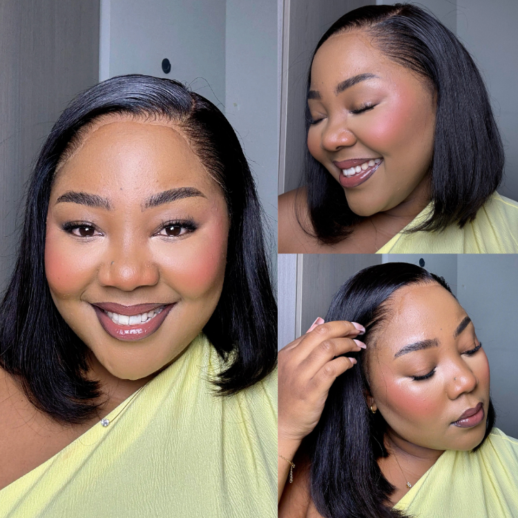 [third_one]'s Special Link NatureMAX™ Pre Lagos Hairline Flexi Fit Invisi Drawstring Cap Silky Straight Bob 13x4 Frontal HD Lace Wig Pre-Cut Lace-01