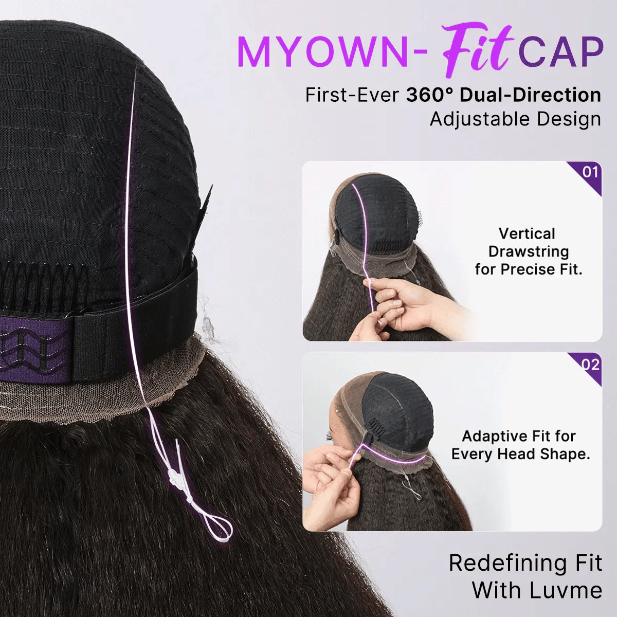 MyOwn-Fit™ 360 HD Lace Free Parting Water Wave Wig Flexi-Fit Invisi Drawstring Cap & Pre-Cut Lace-04