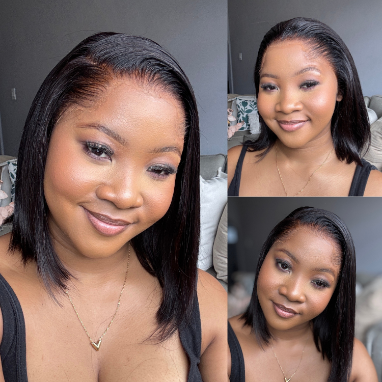 [ziphemagubane]'s Special Link NatureMAX™ Pre Lagos Hairline Flexi Fit Invisi Drawstring Cap Silky Straight Bob 13x4 Frontal HD Lace Wig Pre-Cut Lace-01