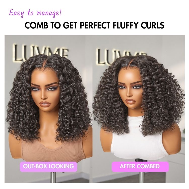 PreMax Wigs | ReadytoGo Beginner Friendly Chestnut Brown / Natural Black 220% Density Glueless 5x5 Closure Lace HD Lace Curly Wig-09
