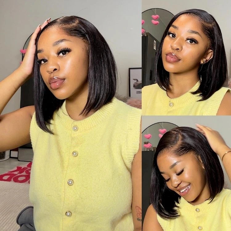 [adonistuku]'s Special Link Pre-do Lagos Hairline Flexi Fit Invisi Drawstring Cap Silky Straight Bob 13x4 Frontal HD Lace Wig Pre-Cut Lace-05
