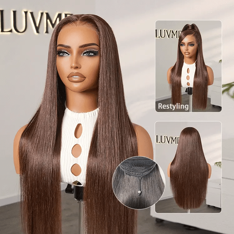 PreMax Wigs - Flexi-Fit Silky Straight Invisi Drawstring Cap