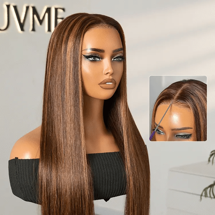 [lesa_molapo]'s Special Link PreMax Wigs - Flexi-Fit Silky Straight Invisi Drawstring Cap Honey Blonde Highlight Glueless 13x4 Frontal Lace Human Hair Wig Pre-Cut Lace-05