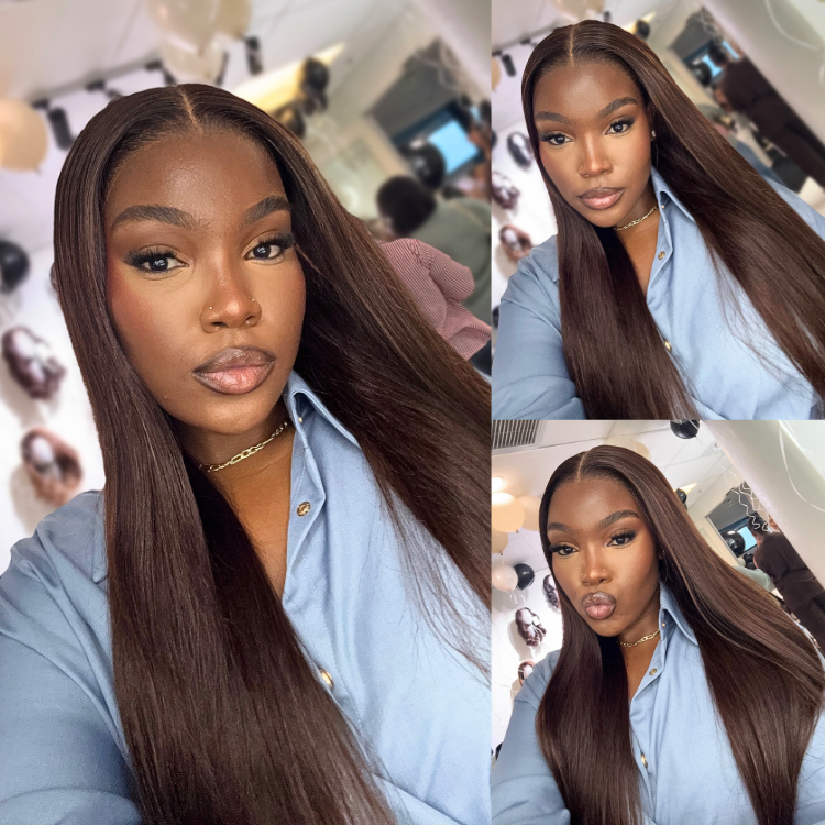 [thandokazii_]'s Special Link PreMax Wigs - Flexi-Fit Silky Straight Invisi Drawstring Cap Chestnut Brown Glueless 13x4 Frontal Lace Human Hair Wig Pre-Cut Lace-01