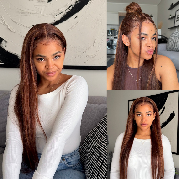[tshego_chale]'s Special Link PreMax Wigs - Flexi-Fit Silky Straight Invisi Drawstring Cap Honey Blonde Highlight Glueless 13x4 Frontal Lace Human Hair Wig Pre-Cut Lace-01