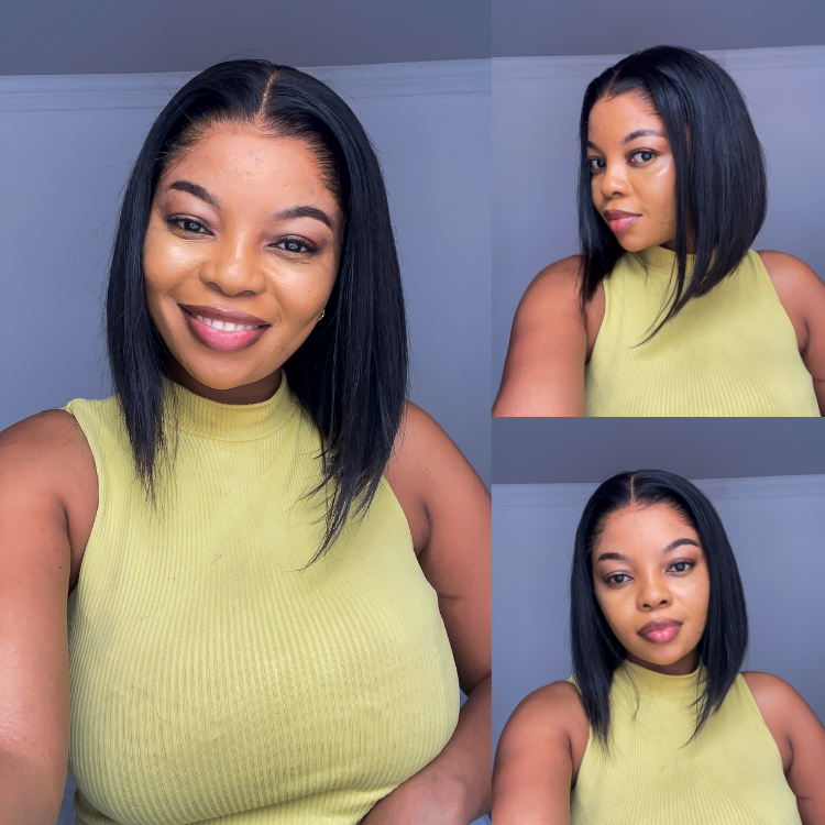 [nomzamo_gumede]'s Special Link NatureMAX™ Pre Lagos Hairline Flexi Fit Invisi Drawstring Cap Silky Straight Bob 13x4 Frontal HD Lace Wig Pre-Cut Lace-01