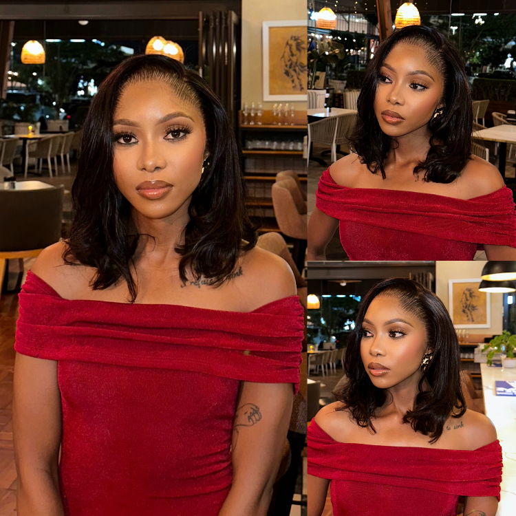 [oceansgrey]'s Special Link NatureMAX™ Pre Lagos Hairline Flexi Fit Invisi Drawstring Cap Silky Straight Bob 13x4 Frontal HD Lace Wig Pre-Cut Lace-01