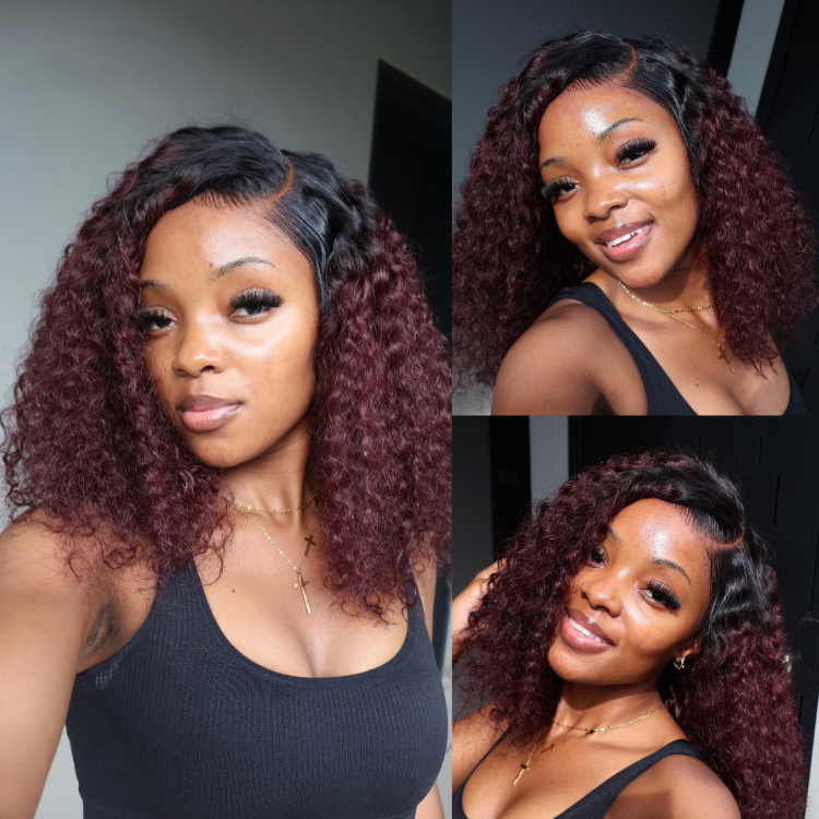 [_noluthandomabaso_]'s Special Link VolumeMAX™ 200% Density ReadytoGo Beginner Friendly Burgundy Glueless 5x5 Closure Lace HD Lace 14 inches Curly Wig-01