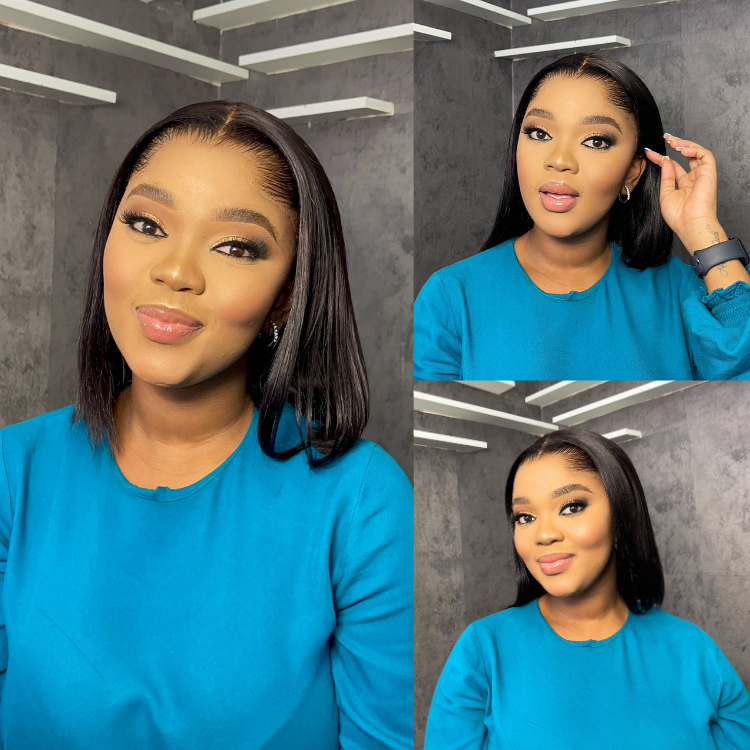 [_lerato24]'s Special Link NatureMAX™ Pre Lagos Hairline Flexi Fit Invisi Drawstring Cap Silky Straight Bob 13x4 Frontal HD Lace Wig Pre-Cut Lace-01