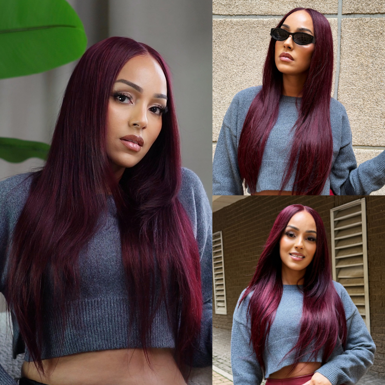 [morgantasneem]'s Special Link PreMax Wigs - Flexi-Fit Silky Straight Invisi Drawstring Cap Burgundy Glueless 13x4 Frontal Lace Human Hair Wig-01