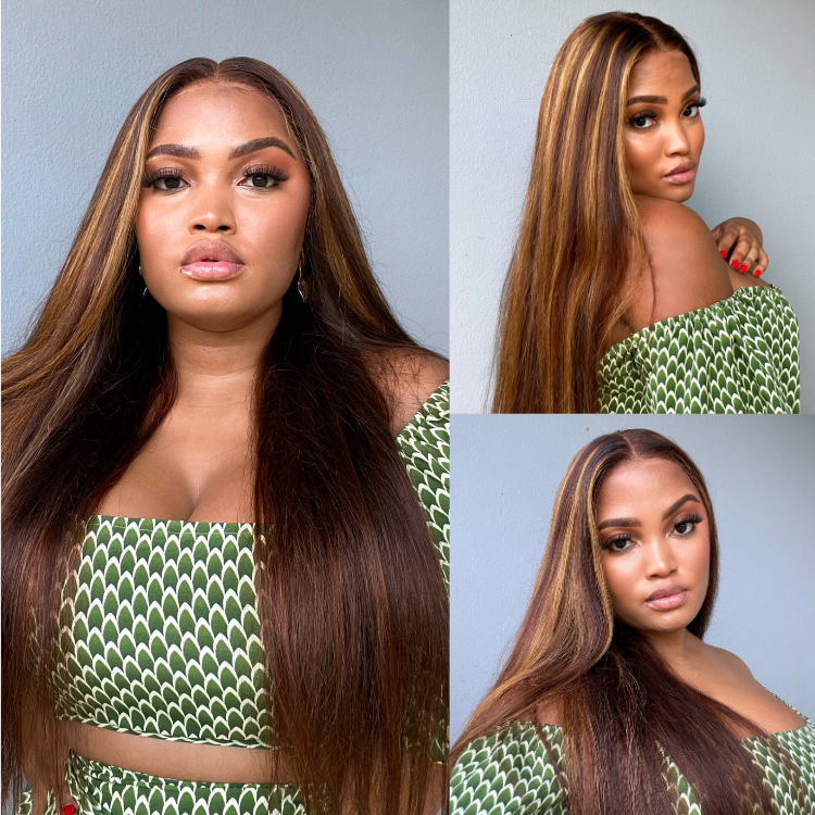 [akhona_gayiya]'s Special Link PreMax Wigs - Flexi-Fit Silky Straight Invisi Drawstring Cap Honey Blonde Highlight Glueless 13x4 Frontal Lace Human Hair Wig Pre-Cut Lace-01
