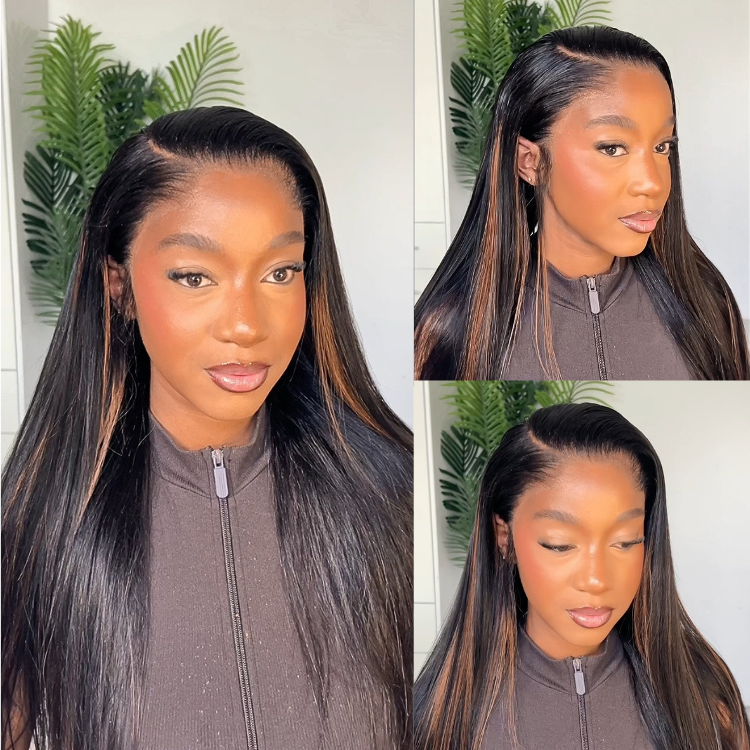 [murangii_m]'s Special Link Pre-do Lagos Hairline Flexi Fit Invisi Drawstring Cap Copper Ombre Highlights Silky Straight Glueless 13x4 Frontal HD Lace Wig Pre-Cut Lace-01