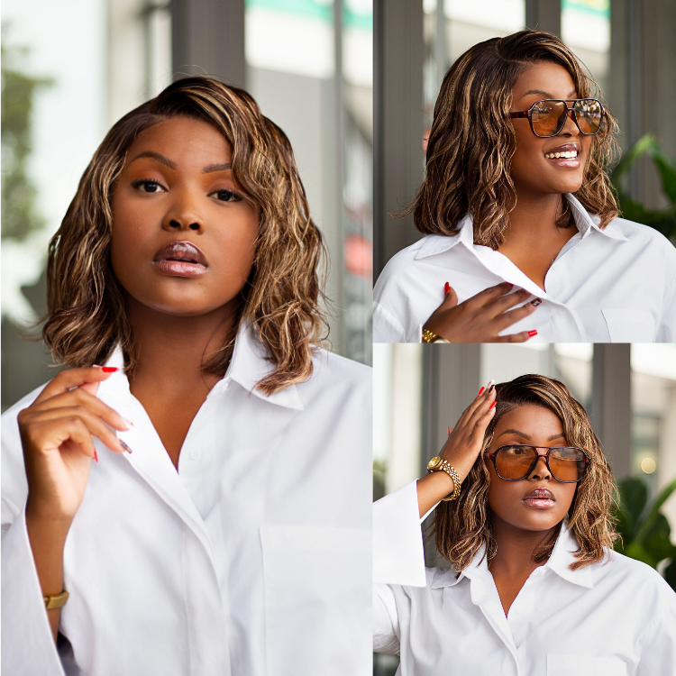 [real_loverea]'s Special Link Blonde Highlight Short Layered Bob Wig Glueless 5x5 Closure Pre-Cut Lace Wig All Head Sizes Fit Cap-01