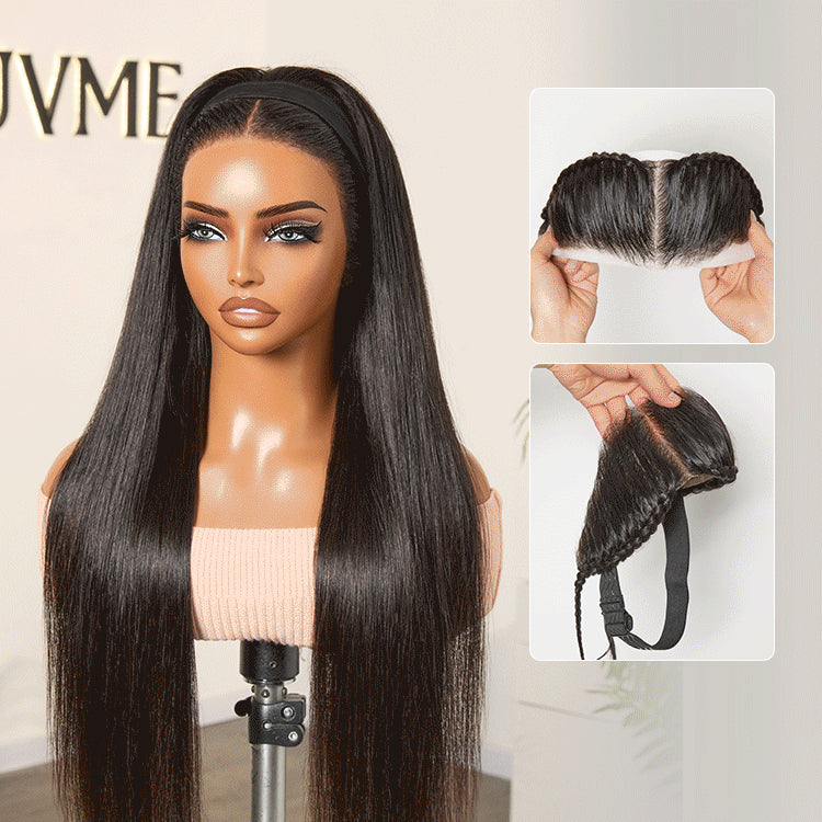 1pc Boho Braids Straight 13x4 Frontal Lace Closure 100% Human Hair Pre-Cut Lace-01