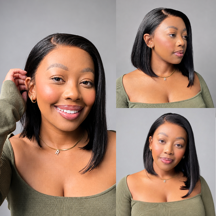 [retha_thekiso]'s Special Link NatureMAX™ Silky Blunt Cut Bob Glueless Ear-to-ear 13x4 HD Lace Front Wig Pre-Cut Lace Flexi-Fit Drawstring Cap-01