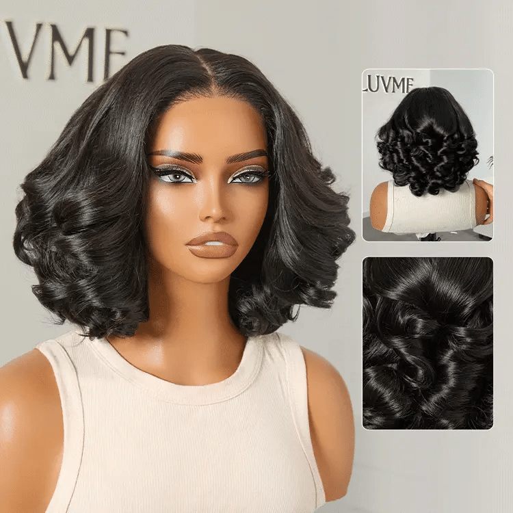 Custom | 300% High Density Body Wave 4x4 Closure Lace Glueless 10 Inches Short Wig-01