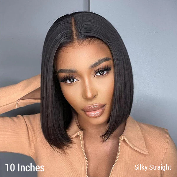 Worth | Glueless 4x4 Closure Undetectable HD Lace Bob Wig 100% Human Hair-01