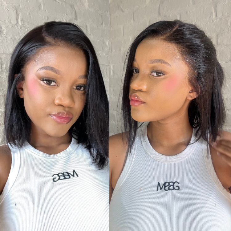 [nozipho_mk]'s Special Link NatureMAX™ Silky Blunt Cut Bob Glueless Ear-to-ear 13x4 HD Lace Front Wig Pre-Cut Lace Flexi-Fit Drawstring Cap-01