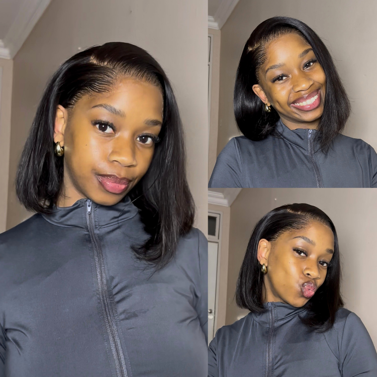 [mbalenhledlamini__]'s Special Link Pre-do Lagos Hairline Flexi Fit Invisi Drawstring Cap Silky Straight Bob 13x4 Frontal HD Lace Wig Pre-Cut Lace-01