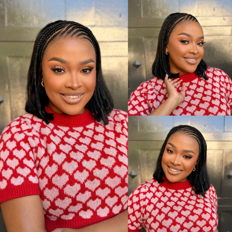 [xolatotomusic]'s Special Link VolumeMAX™ 200% Density Boho Braids Silky Straight Bob Glueless 13x4 Frontal HD Lace Wig Pre-Cut Lace-01