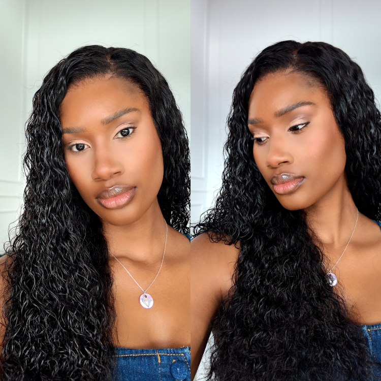 [nande_mabala]'s Special Link PreMax Wigs | Flexi-Fit Invisi Drawstring Cap 360 Lace HD Lace Natural Black & Brown Highlights Water Wave Wig Pre-Cut Lace-01