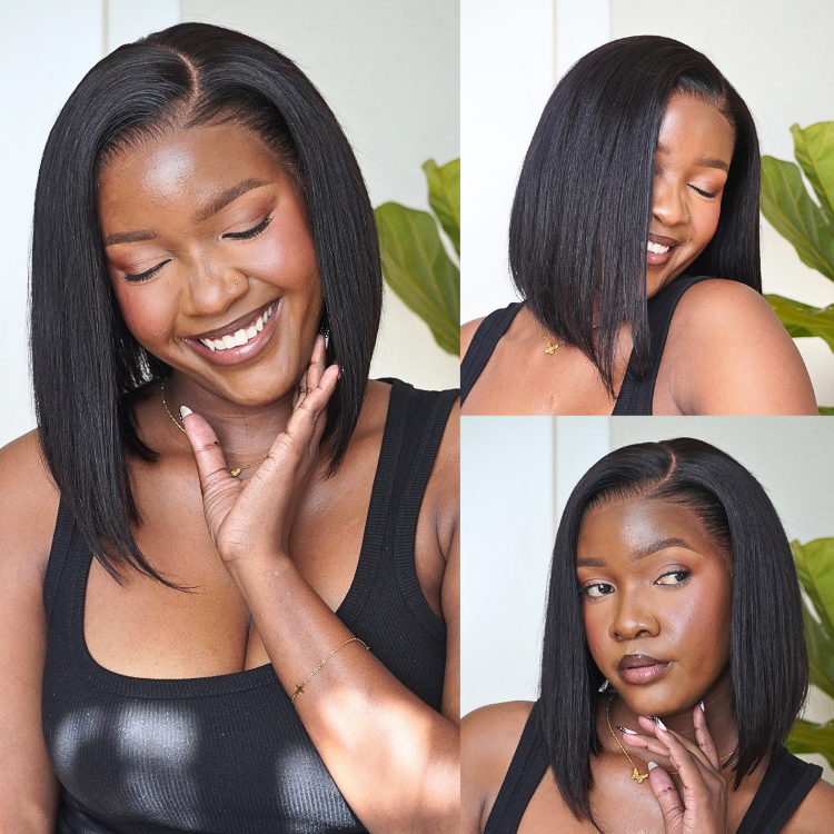 [asha_sebyayi]'s Special Link NatureMAX™ Silky Blunt Cut Bob Glueless Ear-to-ear 13x4 HD Lace Front Wig Pre-Cut Lace Flexi-Fit Drawstring Cap-01