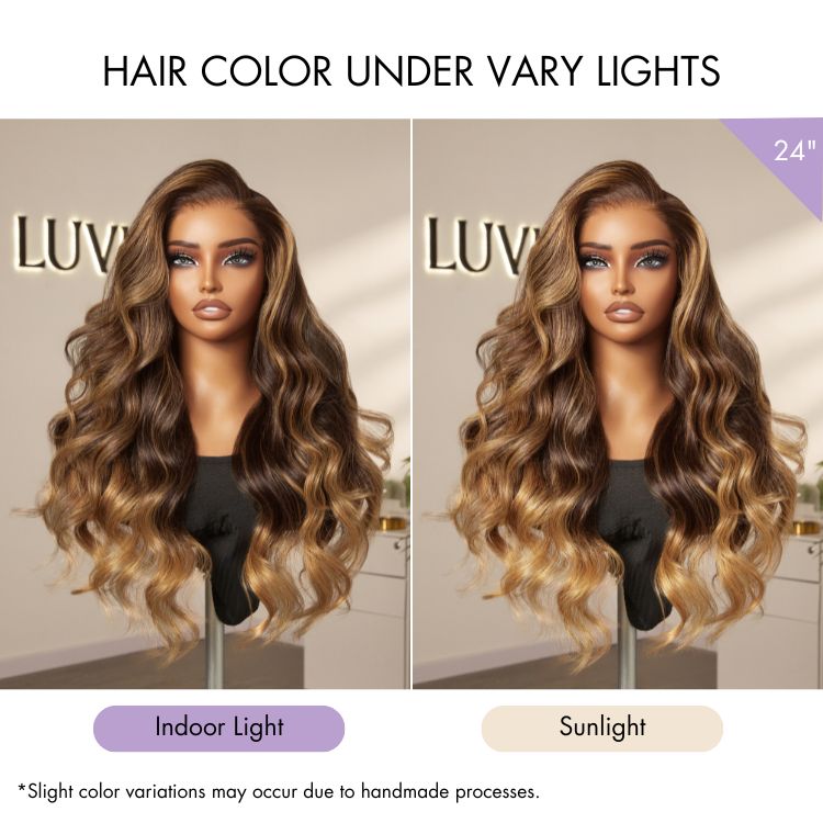 [zona_davani]'s Special Link Luvme All-Day Comfort™ Wig 180% Density Sun-Kissed Blonde Ombre Highlight Loose Body Wave Glueless 7x6 Closure HD Lace Wig Pre-Cut Lace-08