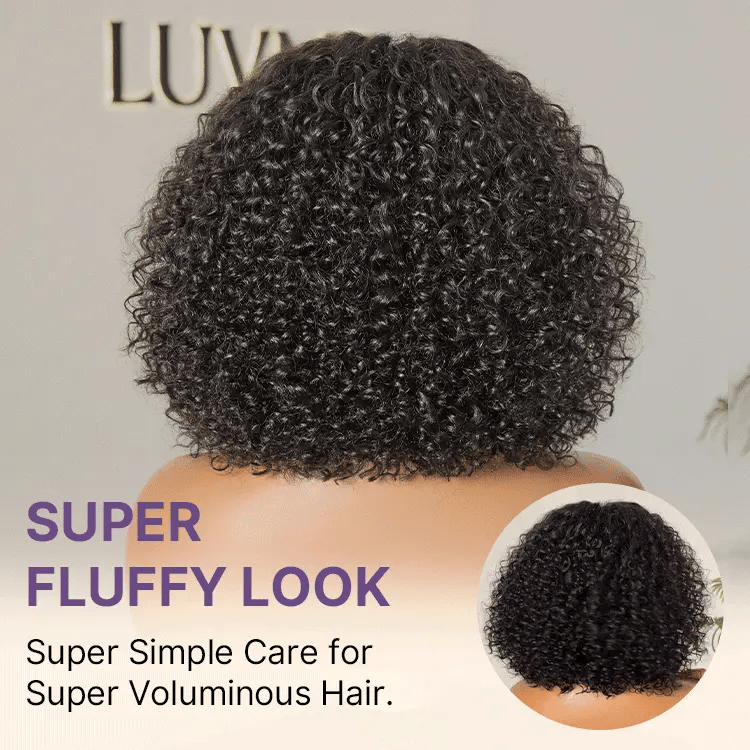 1 Sec Install Wig | 180% Density ReadytoGo Soft Deep Curl Bob Glueless 4x4 Closure Lace Wig-28
